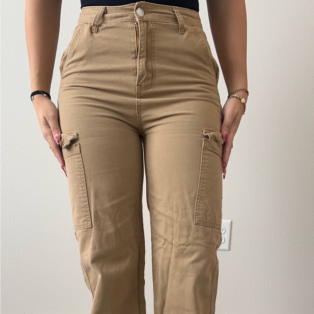SHEIN Tan Cargo Pants